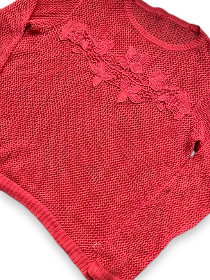 Rubynee Vintage y2k red net tshirt