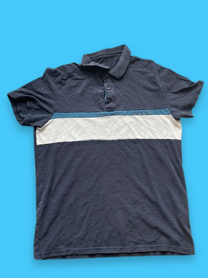 Rubynee vintage y2k blue polo shirt