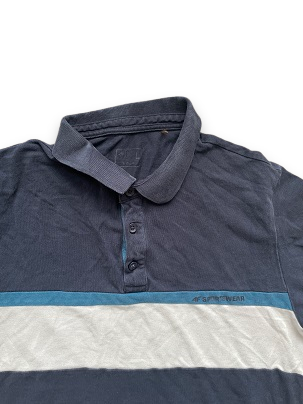 Rubynee vintage y2k blue polo shirt