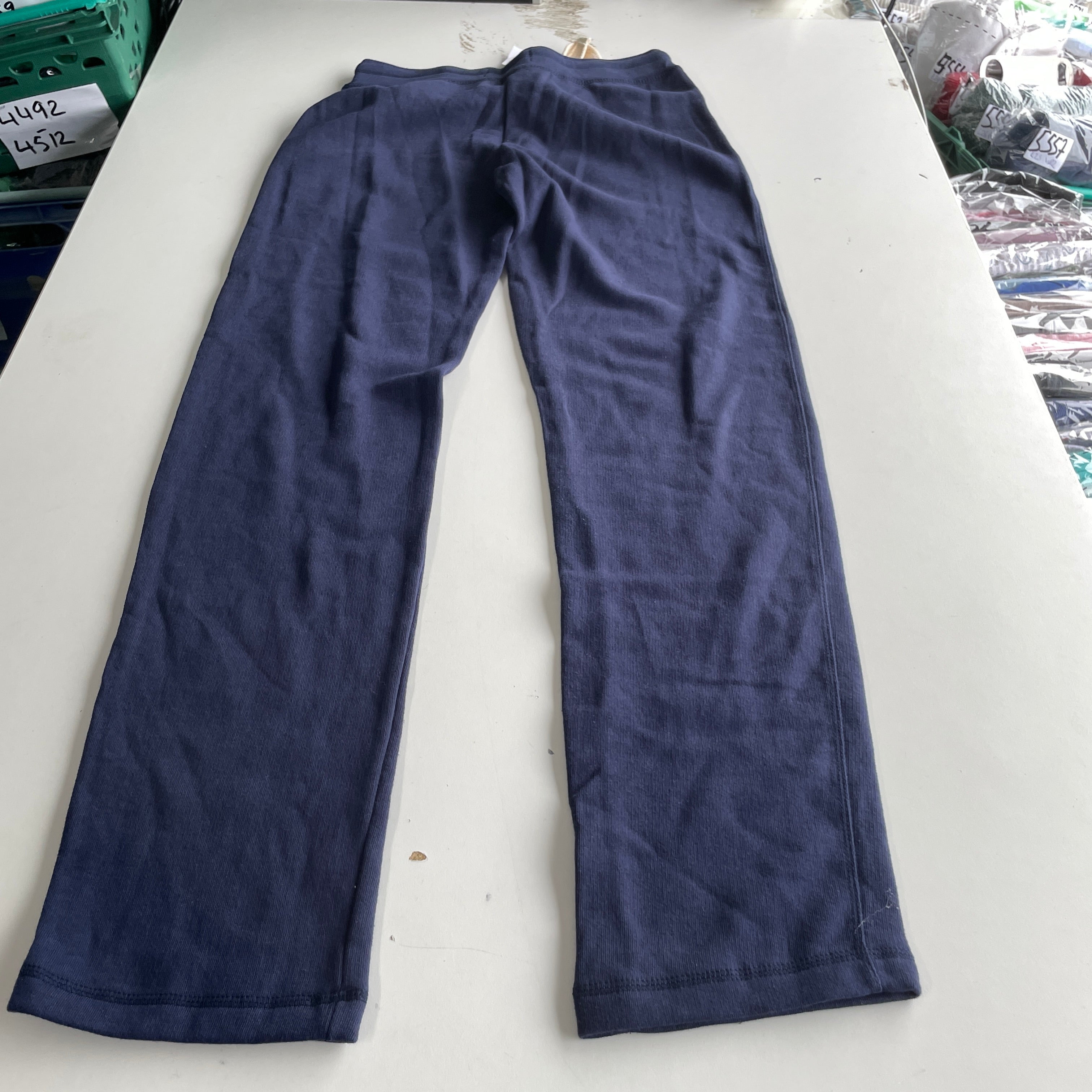 Hollister Womens Blue M Spell Out Logo Thick Heavy Lounge Pant SKU 6052