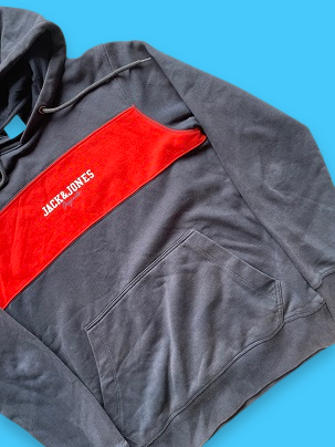 Rubynee Vintage y2k grey jack and jones hoodie