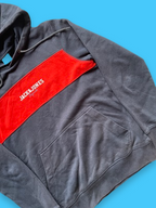 Rubynee Vintage y2k grey jack and jones hoodie