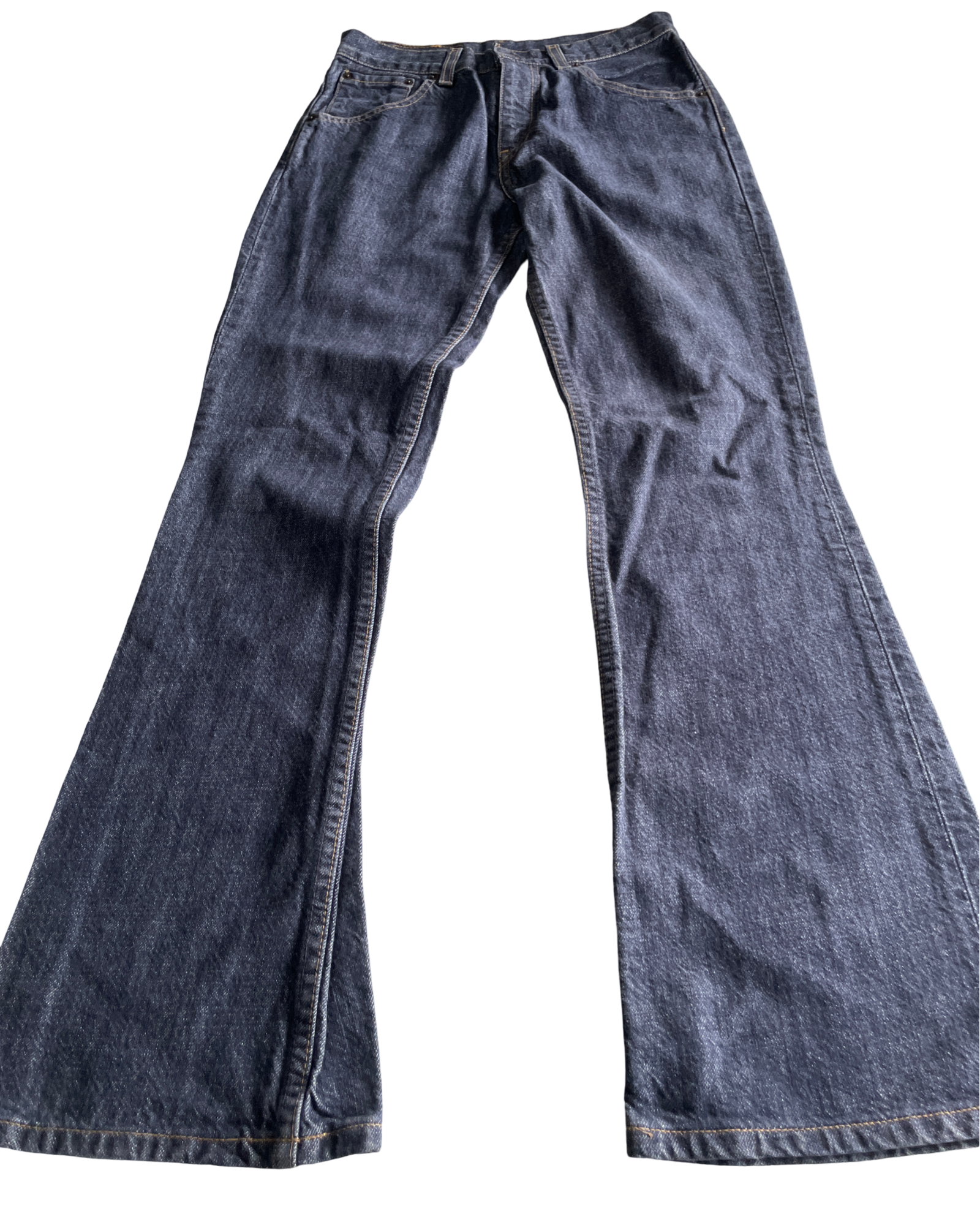 Levi's Women's 525 Slim Boot Cut Jeans - W26 L30 Dark Blue Denim (SKU 4622)