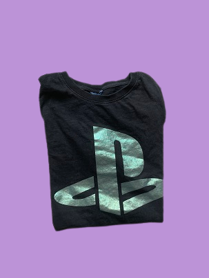 Rubynee Vintage y2k black playstation tshirt