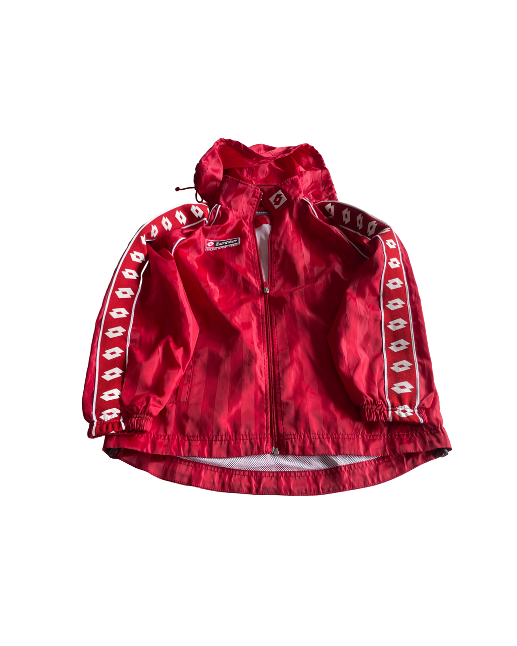 Vintage Women's lotto Italian Riding Jacket - Red, Size M/L (SKU 4625)