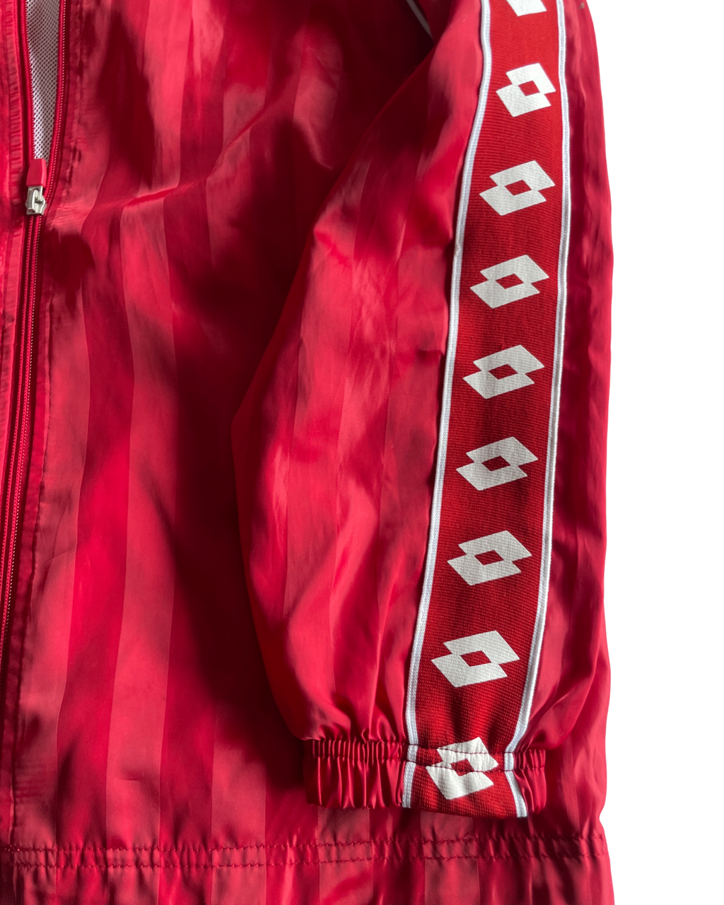 Vintage Women's lotto Italian Riding Jacket - Red, Size M/L (SKU 4625)