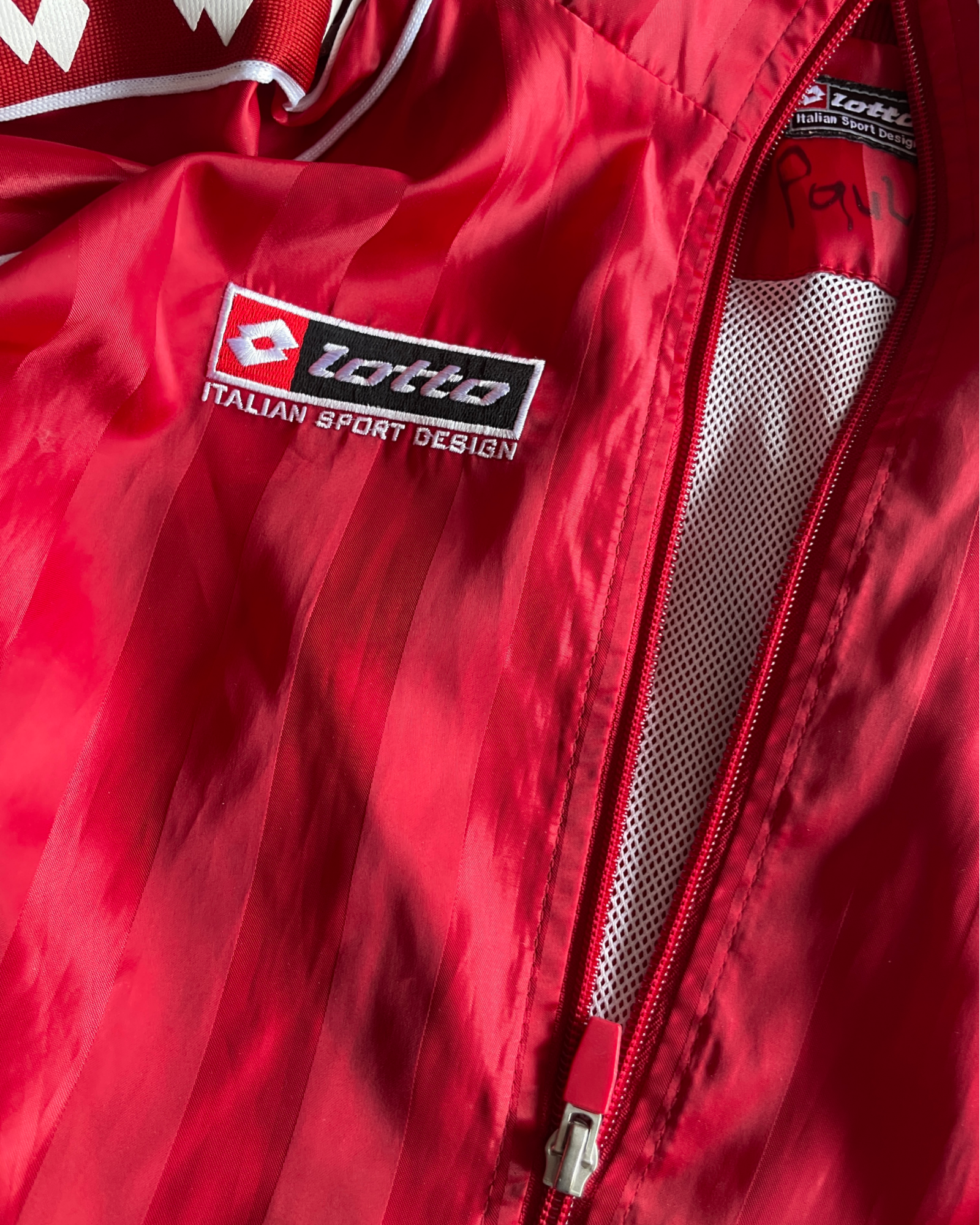 Vintage Women's lotto Italian Riding Jacket - Red, Size M/L (SKU 4625)