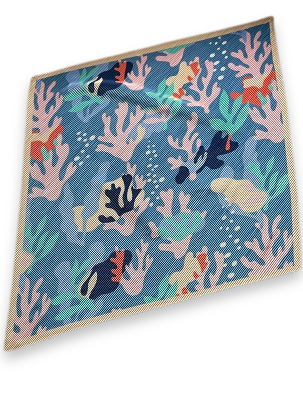 Rubynee Vintage y2k multi color scarf