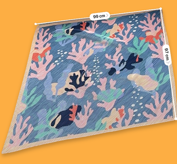 Rubynee Vintage y2k multi color scarf