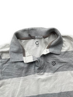 Rubynee Vintage y2k Jack and jones polo shirt in grey and white