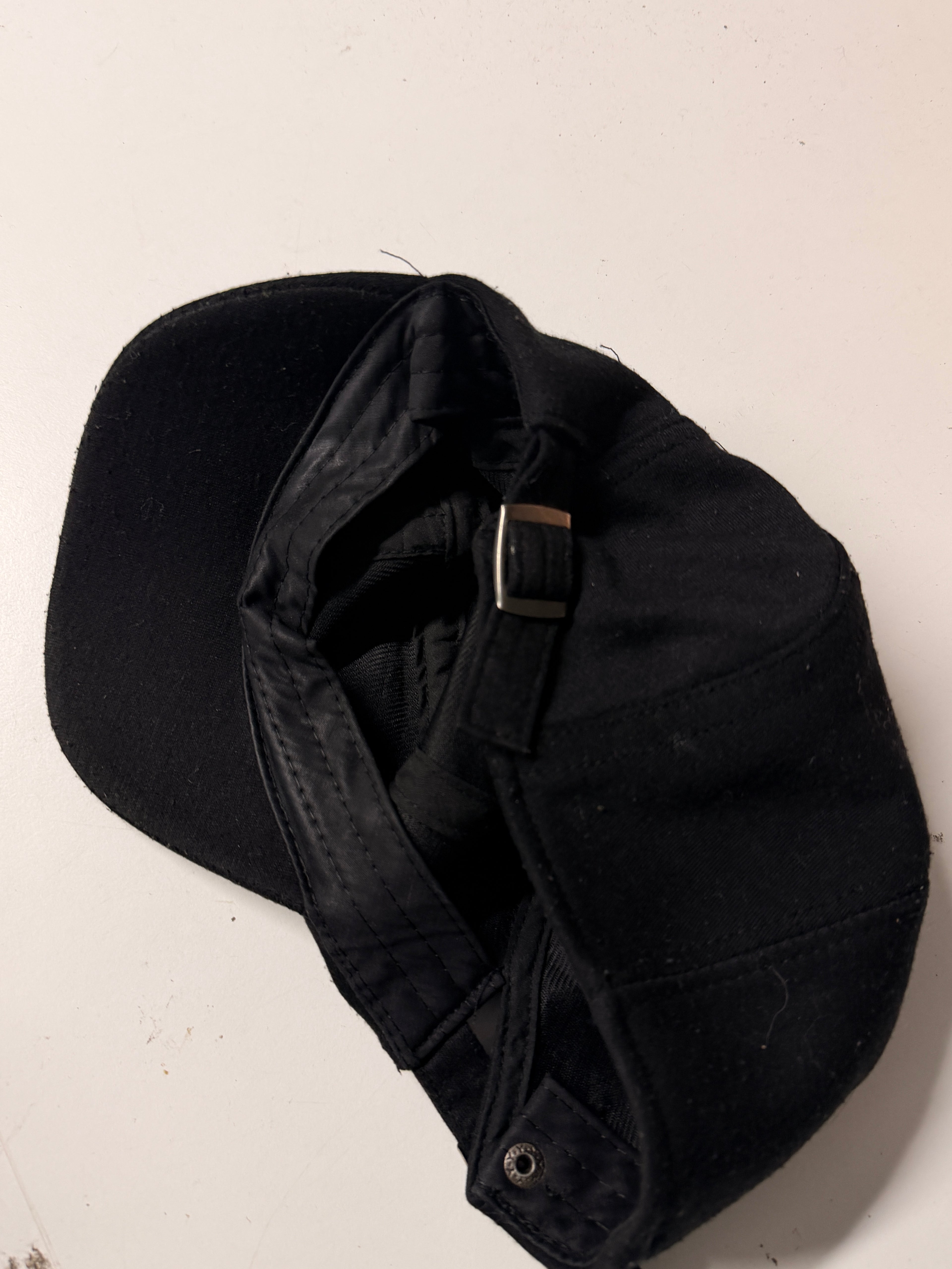 Black Ear Flap Cap Soft Breathable Cotton Twill Size (One Size) SKU 7184
