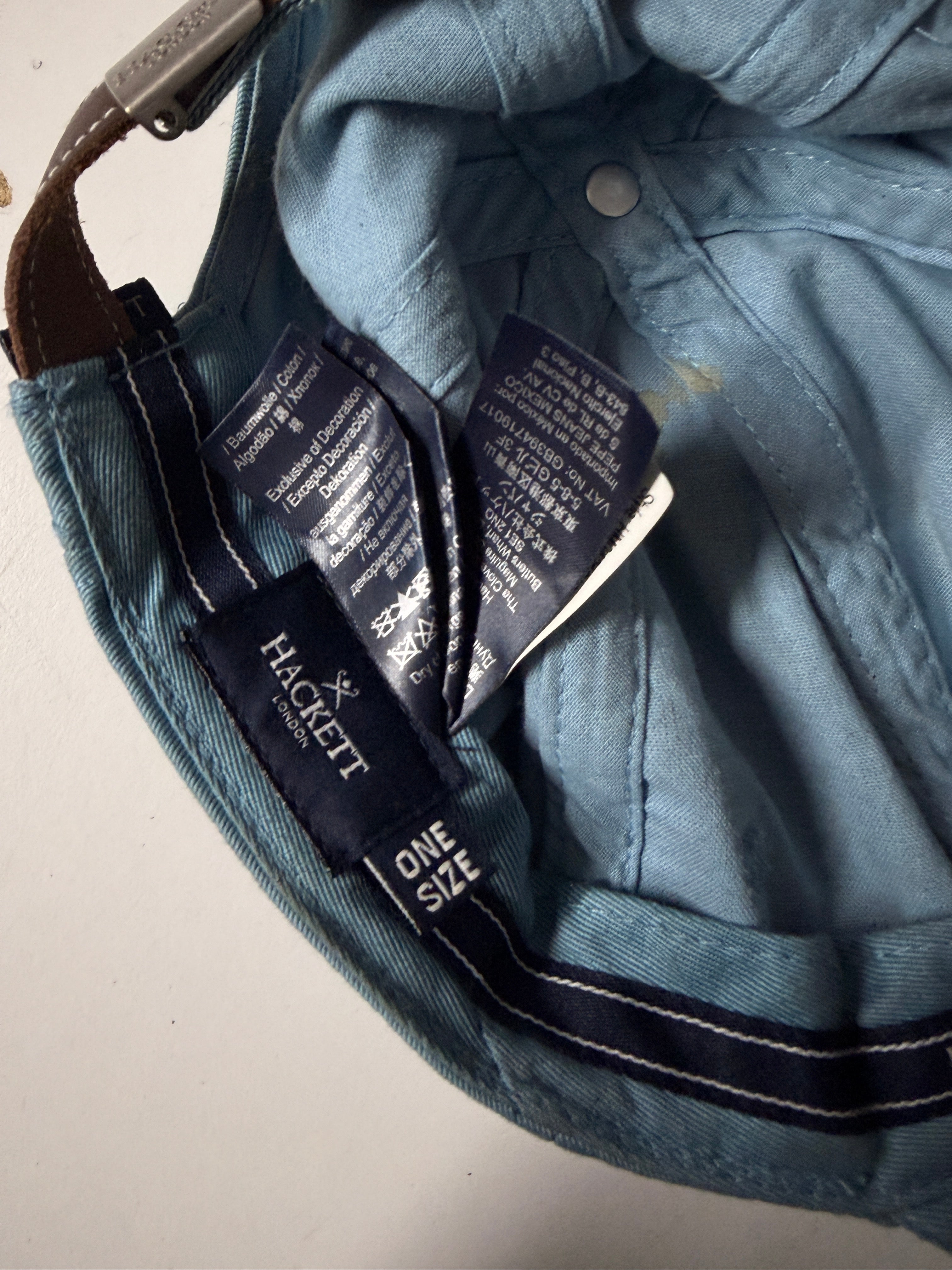 HACKETT Baseball Cap Mens Embroidered Brand Hat Assort Blue Red Navy OS Caps Size (One Size) SKU 7185