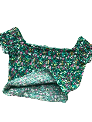 Rubynee Vintage y2k multi color crop top