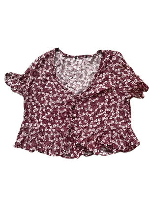 Rubynee Vintage y2k brown crop top