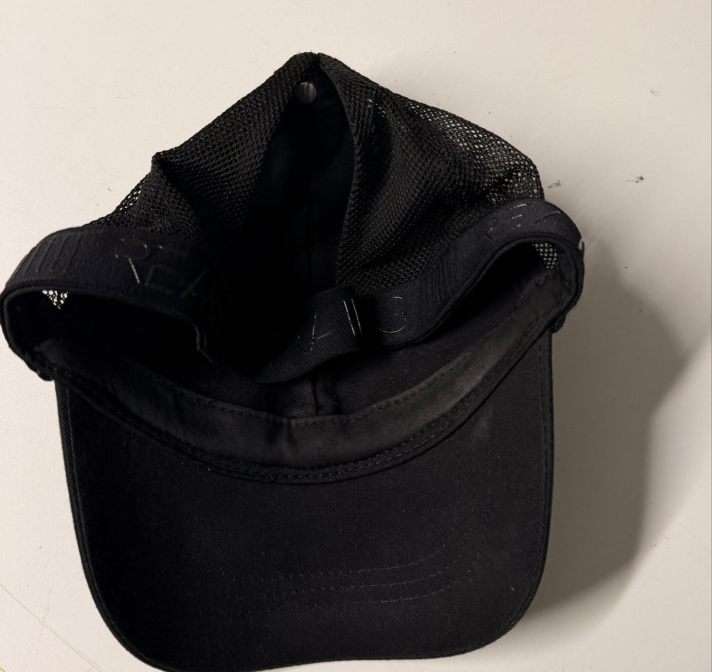 Black Mesh Trucker Cap Size (One Size) SKU 7188