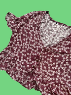 Rubynee Vintage y2k brown crop top