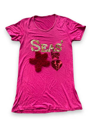 Rubynee Vintage y2k pink SEAS tshirts