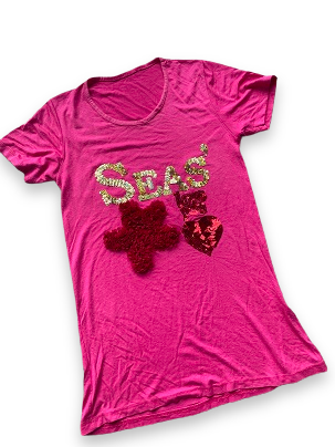 Rubynee Vintage y2k pink SEAS tshirts