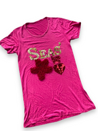 Rubynee Vintage y2k pink SEAS tshirts