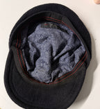 Vintage Mens Gottmann Black Winter Flat Cap One Size SKU 7196