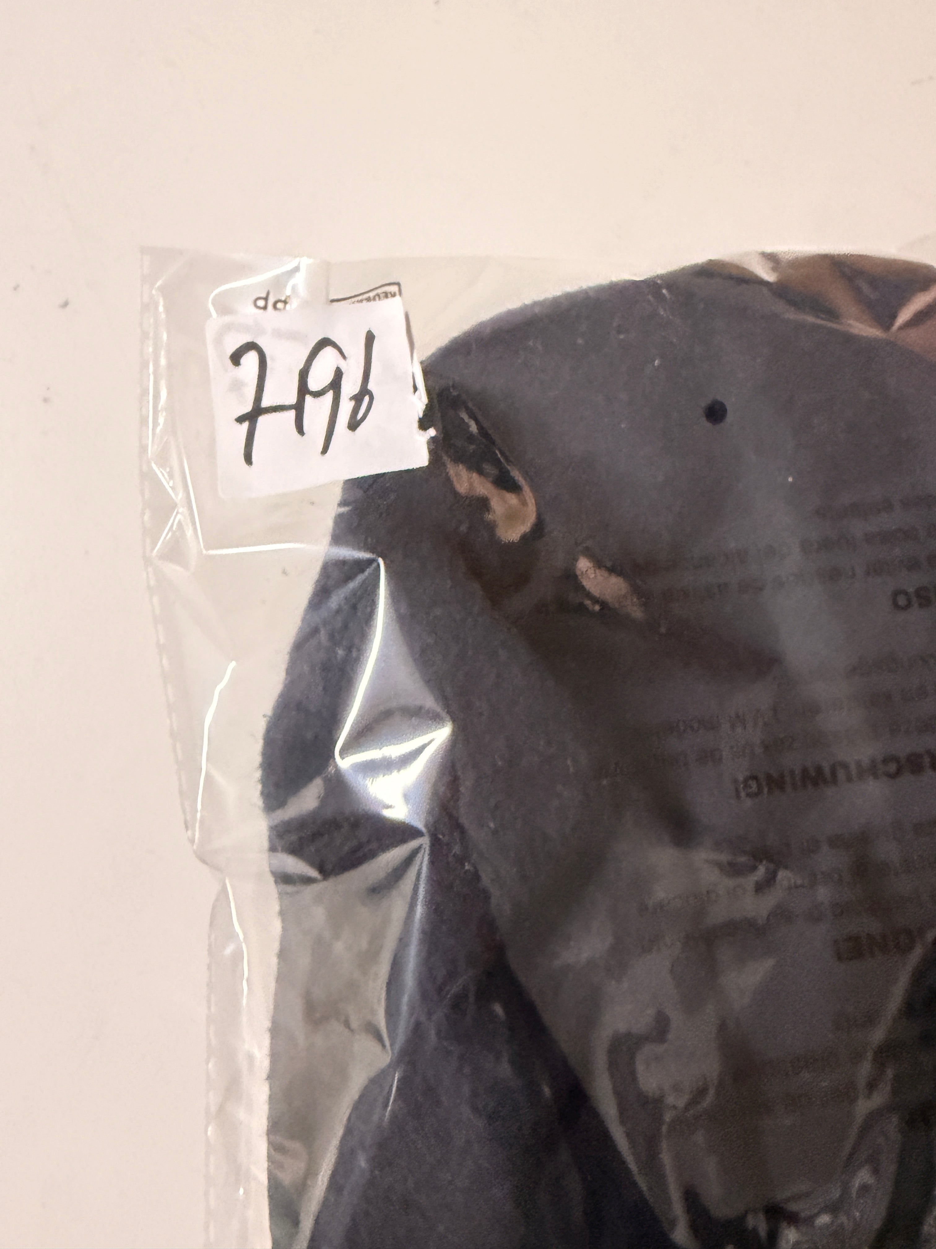 Vintage Mens Gottmann Black Winter Flat Cap One Size SKU 7196