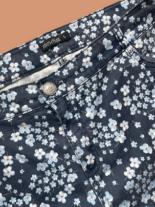 Rubynee Vintage y2k black and white short