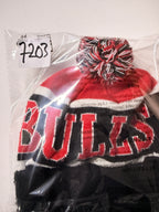 Youth NBA Chicago Bulls Beanie Red/Black Size: One Size SKU 7203