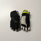 Pair of black and gray gloves with 'WEDZE' branding on a white background