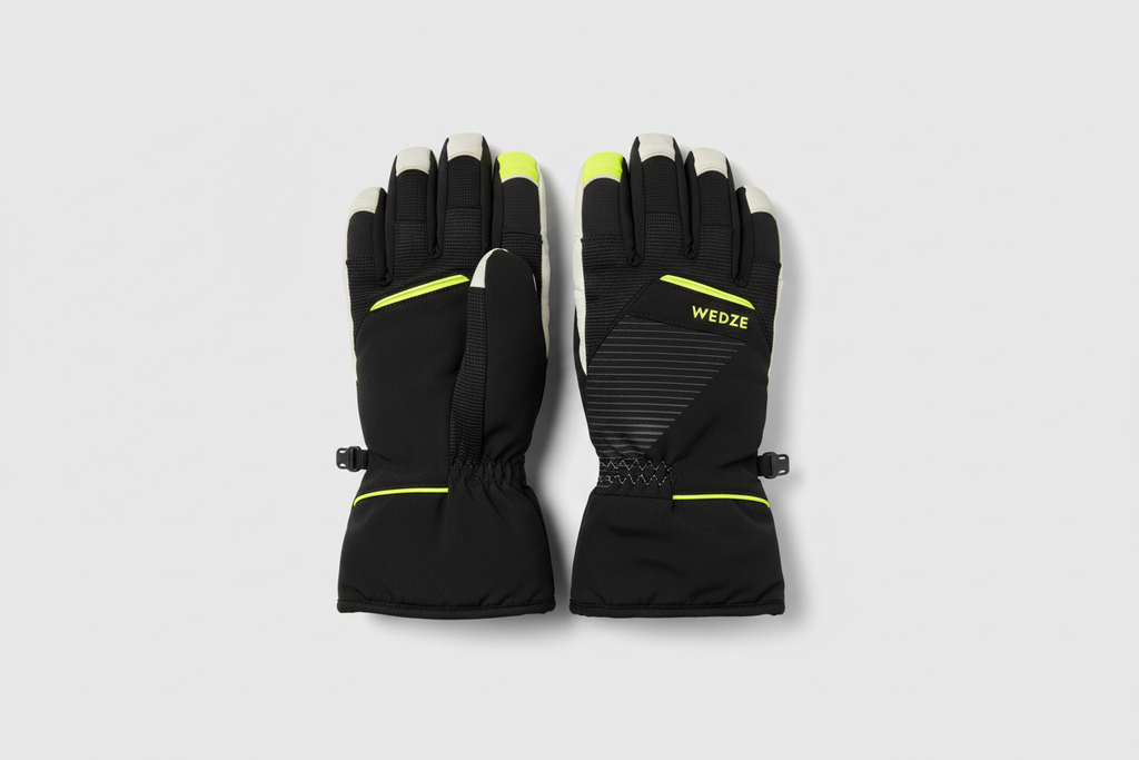 WEDZE Children's Warm and Waterproof Ski Gloves Size: 8 Year Old SKU 7205