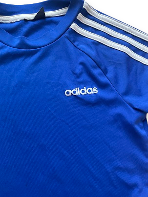Rubynee Vintage y2k blue adidas tshirt