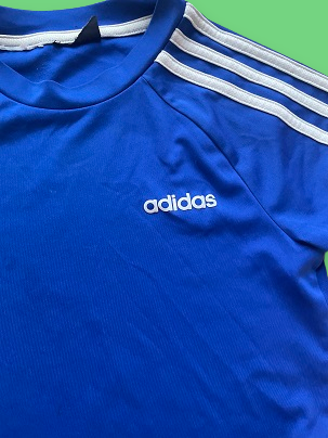 Rubynee Vintage y2k blue adidas tshirt