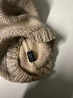 Women's Silver Glittery Beanie with Pom-Pom One Size SKU 7208