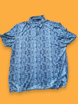 Rubynee Vintage y2k blue polo shirt in XXL