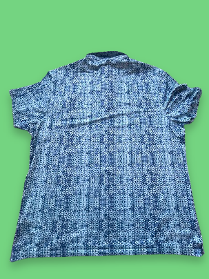 Rubynee Vintage y2k blue polo shirt in XXL
