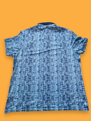 Rubynee Vintage y2k blue polo shirt in XXL