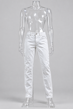 Vintage y2k white denim trouser