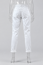 Vintage y2k white denim trouser