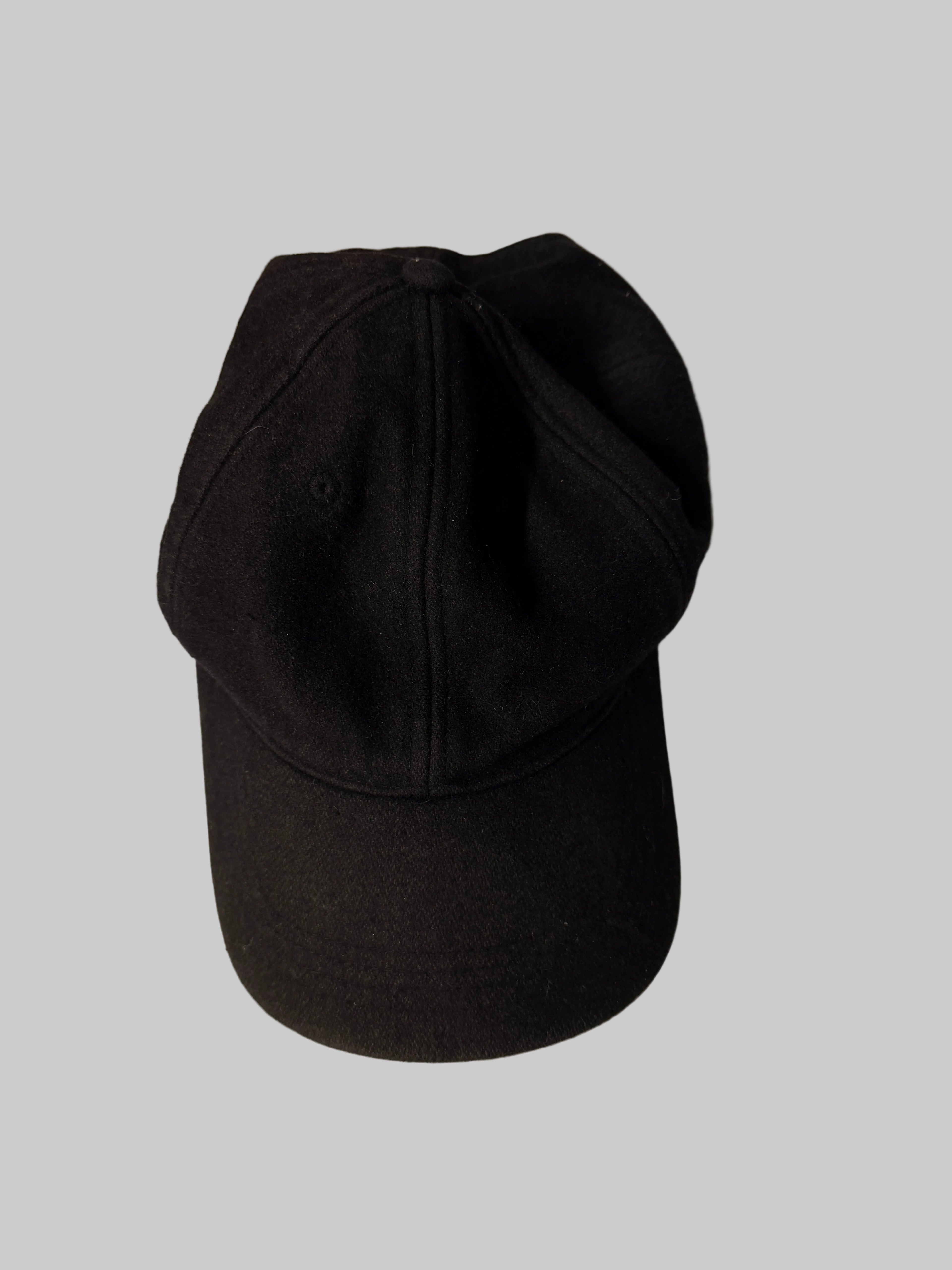 Black cap on a white 