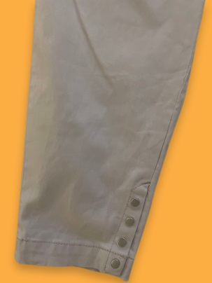 Rubynee Vintage y2k cream chinos trouser in XL