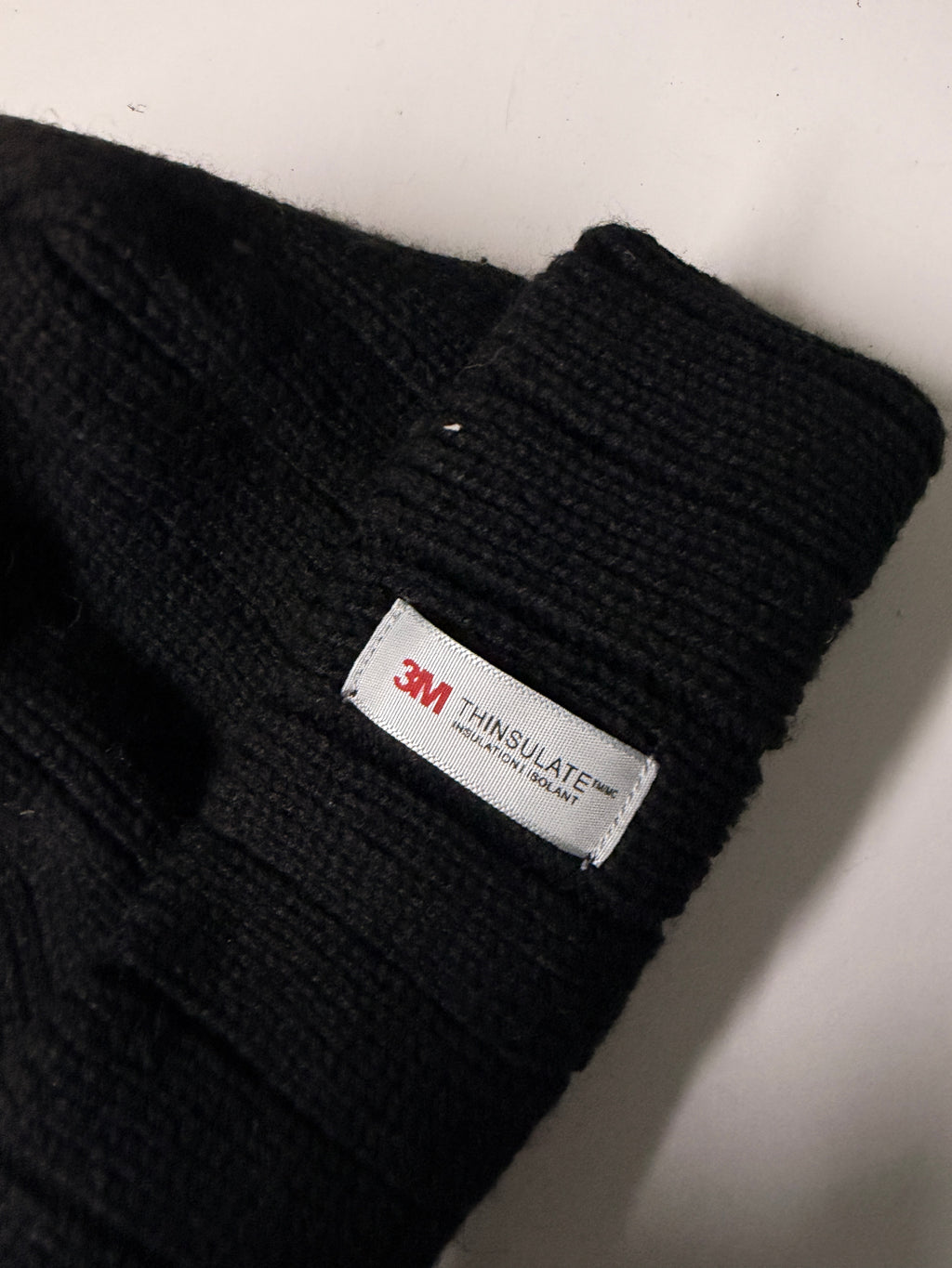 3m Thinsulate unisex Black knit beanie SKU 7219
