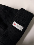 3m Thinsulate unisex Black knit beanie SKU 7219
