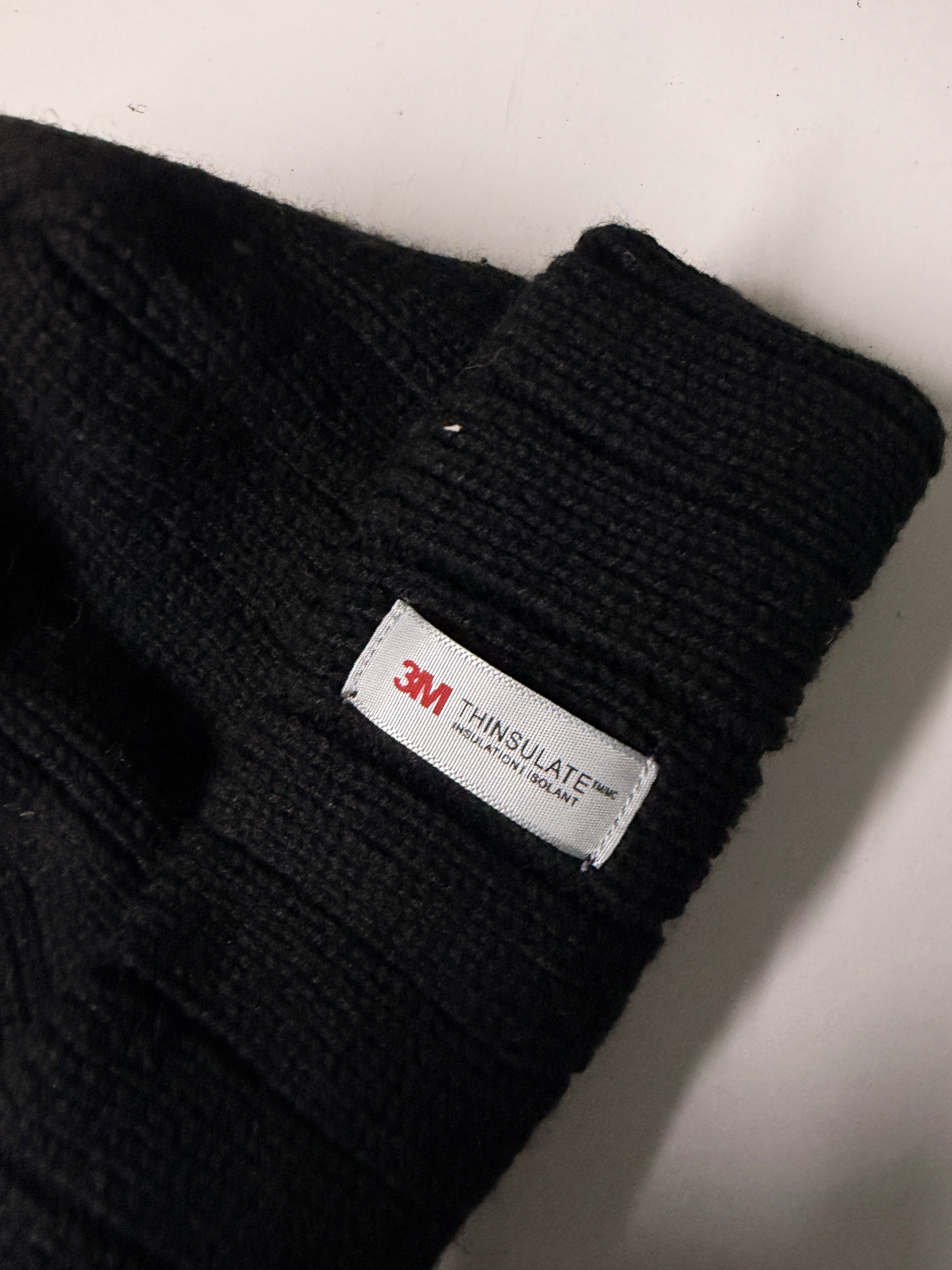 3m Thinsulate unisex Black knit beanie SKU 7219