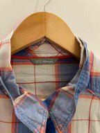 Vintage mark & spencer blue checkered womens small shirt