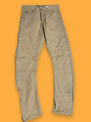 Rubyne Vintage y2k cream chinos trouser in XL