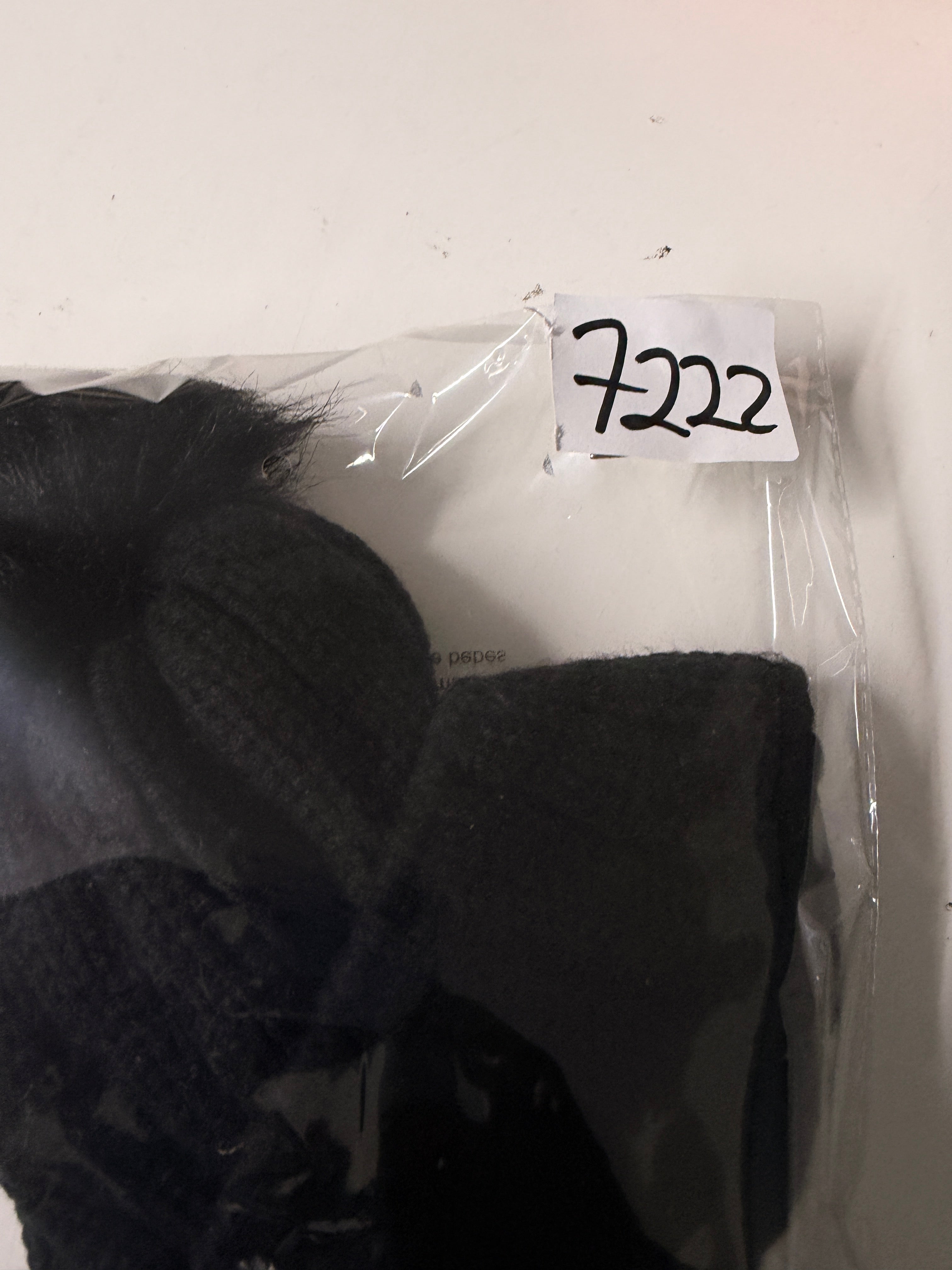 Vintage women Black Knit Pom-Pom Beanie SKU 7222