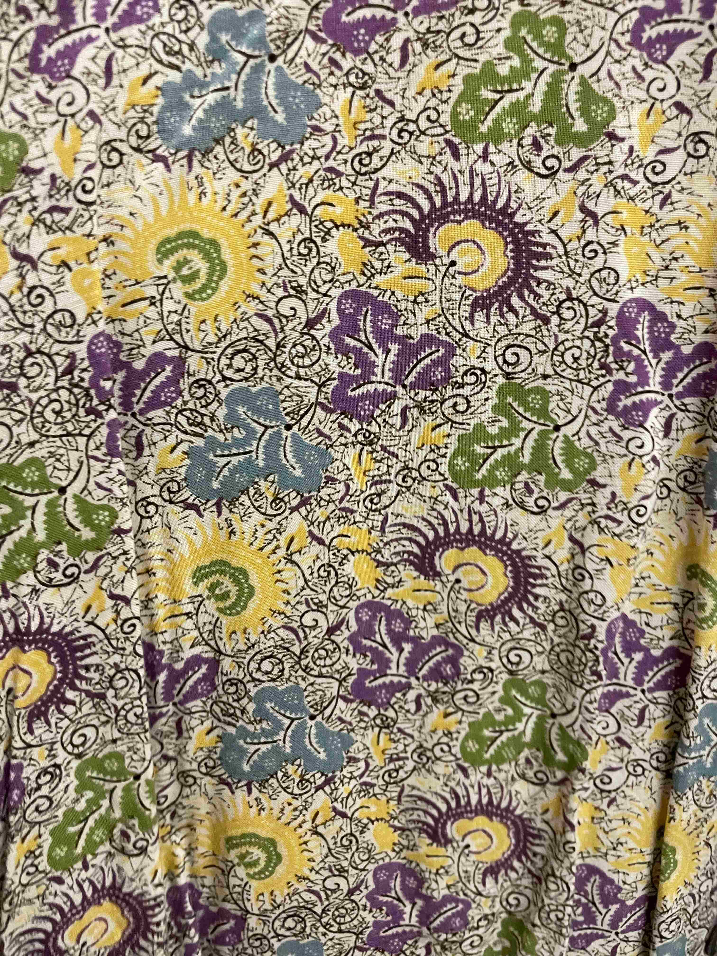 Vintage R exclusive multi floral pattern medium shirt