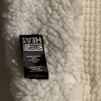 Vintage 32 heat unisex Classic Cream Ribbed Beanie 7225