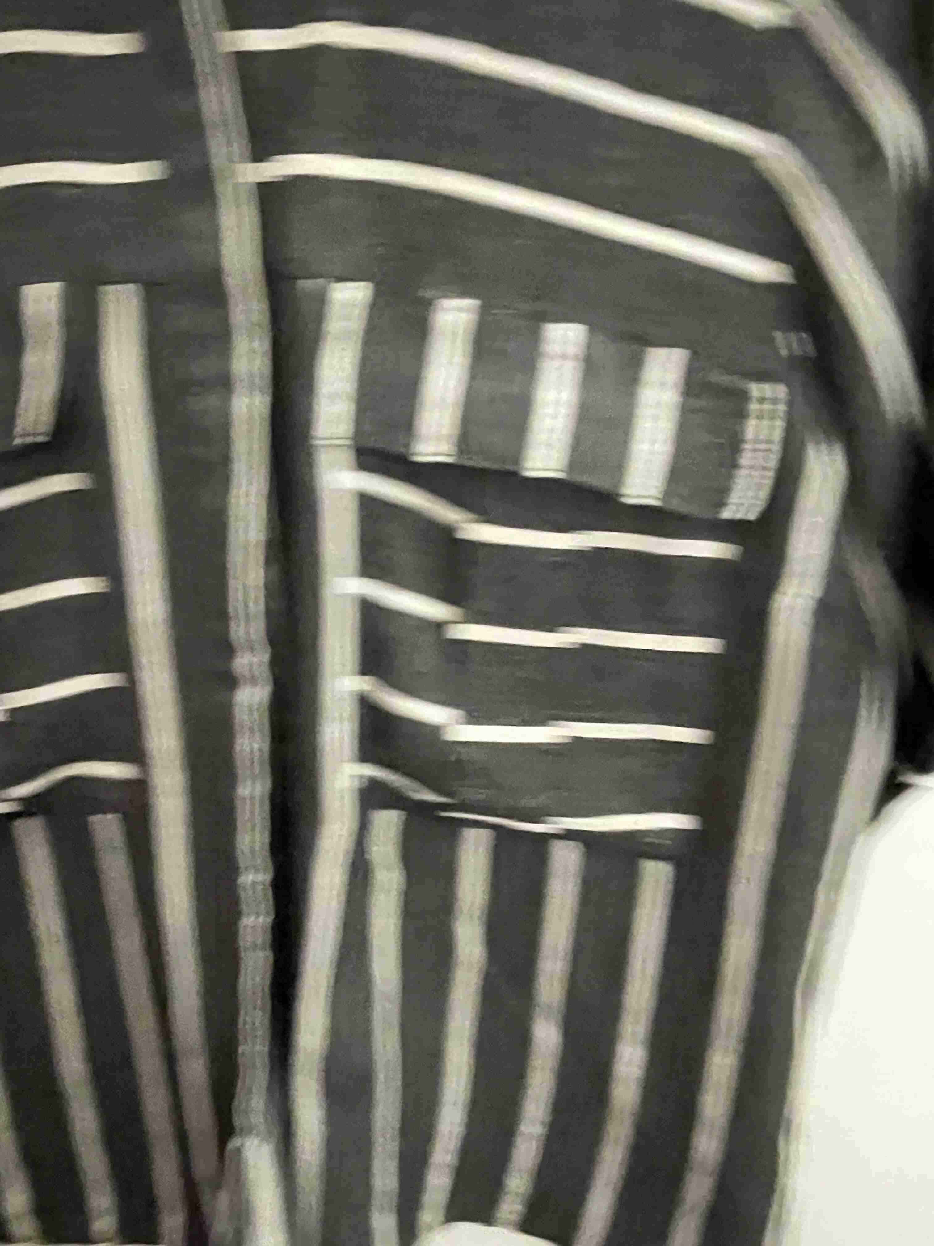 Vintage river island grey vertical stripe police shirt size 12