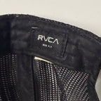 RVCA logo crest men black Trucker Hat SKU 7239