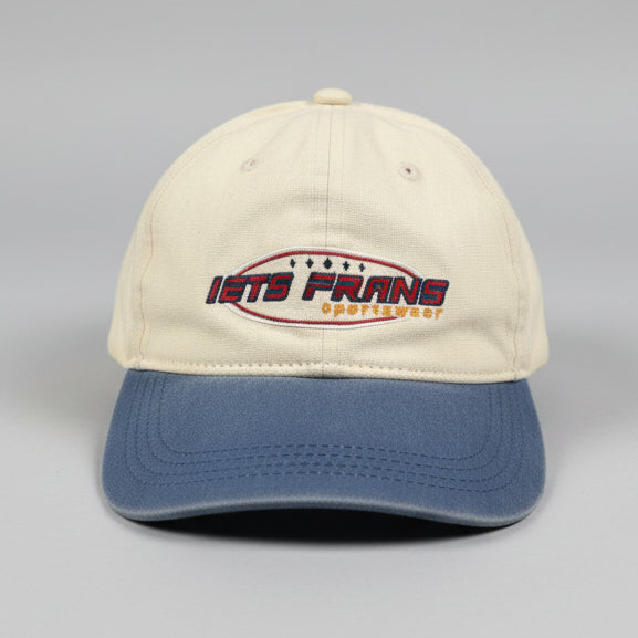 IETS Frans sportwear logo Vintage Beige & blue Baseball Cap SKU 7241
